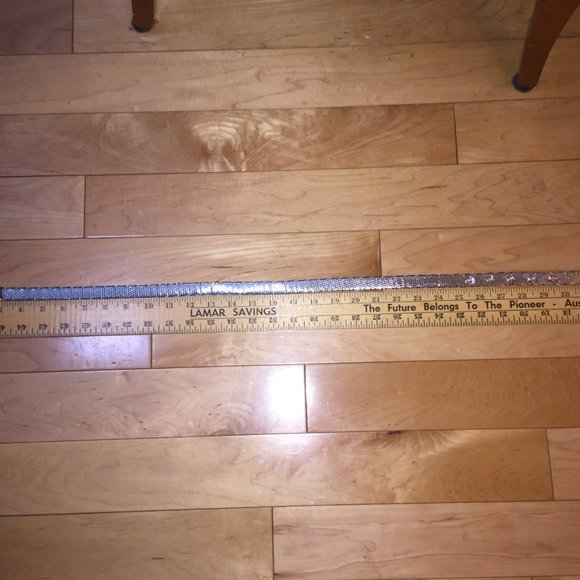 Vintage Whiting & Davis Silver Chrome Shiny Mesh Metal Slinky Belt Womens 24-28" - Picture 9 of 10